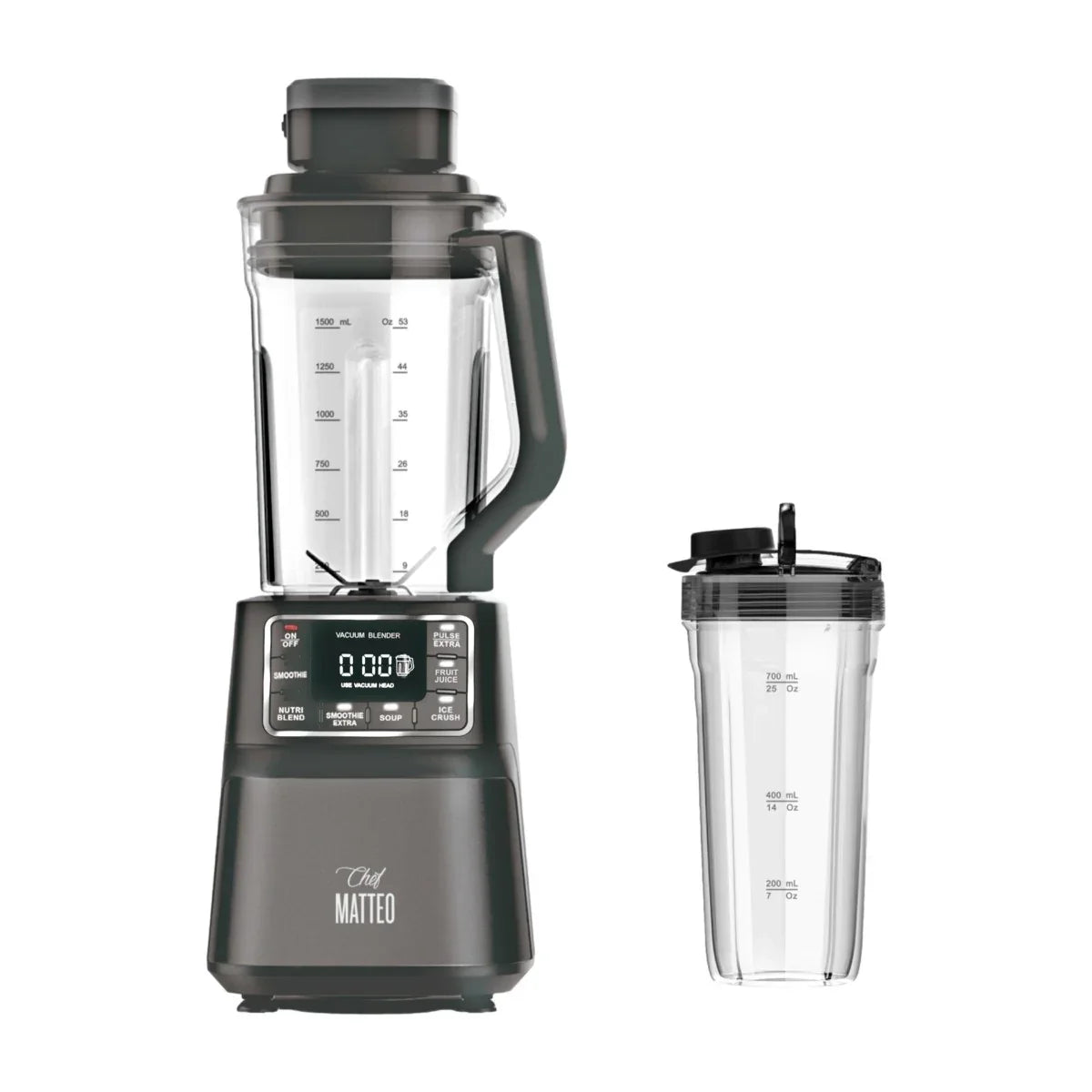 Chef Matteo Blender III Vacuum Blender: Powerful 1500W for Smooth Results - Gomix Brands Outlet
